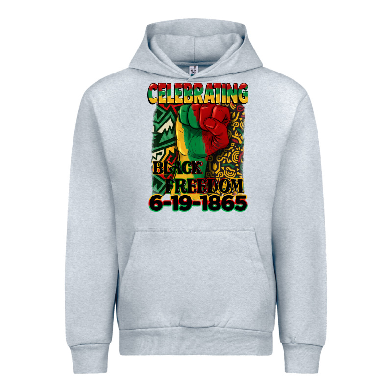 Celebrating Black Freedom 6 19 1865 Juneteenth Urban Hoodie by CowGirlArtShop | Teevron