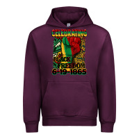 Mauve Wine celebrating black freedom 6 19 1865 juneteenth Urban Hoodie - CowGirlArtShop