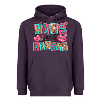 Plum hugs and kisses Heavyweight Hoodie - LillyAllenDesigns