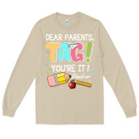 Mushroom dear parents tag youare it teacher Long Sleeve Tee - JahusDesignShop