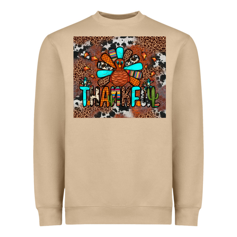 Thankful Turkey Png Heavyweight Sweatshirt by JahusDesignShop | Teevron