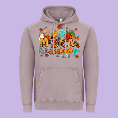 Medical Assistant Vintage Hoodie Designed By Adodesignshop