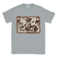 Heather Grey cowhide background Classic Tee - AdoDesignShop