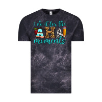 Cloud Black i do it for the aha moments Vintage Tee - BundleAndBundleShop