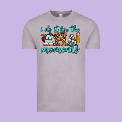 I Do It For The Aha Moments Vintage Tee Designed By Bundleandbundleshop