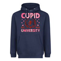 Navy cupid university Heavyweight Hoodie - LillyAllenDesigns