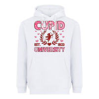 White cupid university Heavyweight Hoodie - LillyAllenDesigns