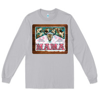 Moon Dust western bull skull mama mousepad Long Sleeve Tee - BarkalooDesign