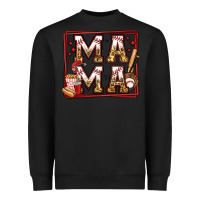 Black baseball mama Heavyweight Sweatshirt - Jasminsmagicworld