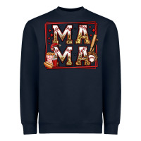 Navy baseball mama Heavyweight Sweatshirt - Jasminsmagicworld
