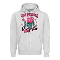 Emotional Dumpster Fire Zipper Hoodie | Teevron