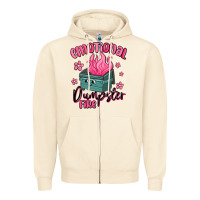 Sandshell emotional dumpster fire Zipper Hoodie - MaliasSmallBusiness