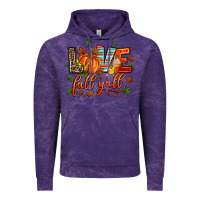 Cloud Purple love fall  yall Vintage Hoodie - AdoDesignShop