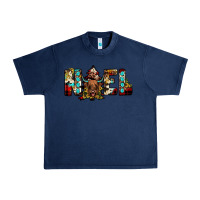 Navy noel Urban Heavy Tee - JahusDesignShop