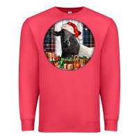 Cardinal christmas dorper sheep Premium Sweatshirt - LillyAllenDesigns