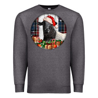 Charcoal Heather christmas dorper sheep Premium Sweatshirt - LillyAllenDesigns
