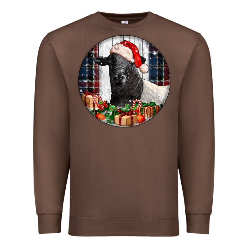 Christmas Dorper Sheep Premium Sweatshirt by LillyAllenDesigns | Teevron