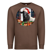Chestnut christmas dorper sheep Premium Sweatshirt - LillyAllenDesigns