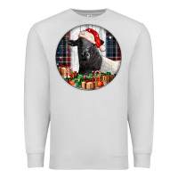 Dove Grey christmas dorper sheep Premium Sweatshirt - LillyAllenDesigns