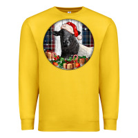 Lemon christmas dorper sheep Premium Sweatshirt - LillyAllenDesigns