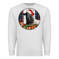 Oatmeal Heather christmas dorper sheep Premium Sweatshirt - LillyAllenDesigns