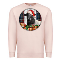 Pale Pink christmas dorper sheep Premium Sweatshirt - LillyAllenDesigns