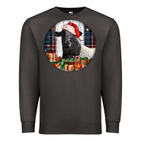 Smoke christmas dorper sheep Premium Sweatshirt - LillyAllenDesigns