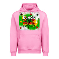 Fuchsia Pink black and proud Urban Hoodie - CowGirlArtShop