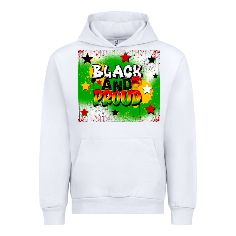 Black And Proud Urban Hoodie by CowGirlArtShop | Teevron