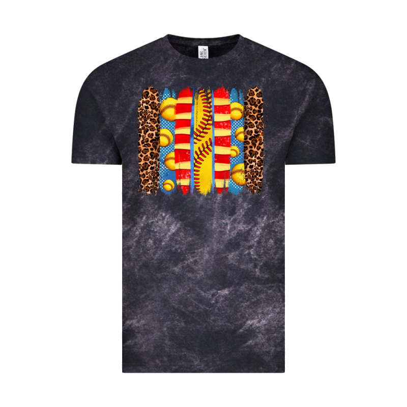 Softball  Brushstrokes Vintage Tee by AdoDesignShop | Teevron