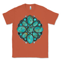 Copper turquoise gemstone Classic Tee - Artiststas