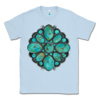 Dusty Blue turquoise gemstone Classic Tee - Artiststas