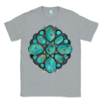 Heather Grey turquoise gemstone Classic Tee - Artiststas