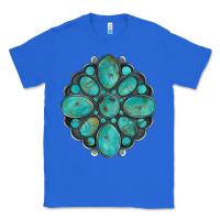 True Royal turquoise gemstone Classic Tee - Artiststas