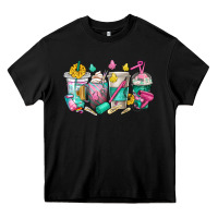Black hairstylist coffee cups Heavy Core Tee - texasbilliewilder