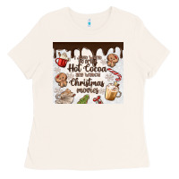 Bone i just want to drink hot cocoa Ladies Tee - MaliasSmallBusiness