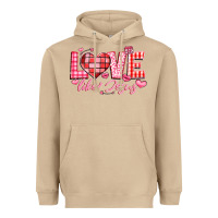 Mushroom love like jesus la Heavyweight Hoodie - LillyAllenDesigns