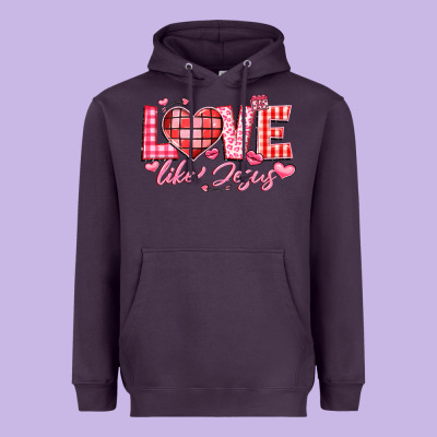 Love Like Jesus La Heavyweight Hoodie Designed By Lillyallendesigns