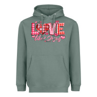 Sage love like jesus la Heavyweight Hoodie - LillyAllenDesigns