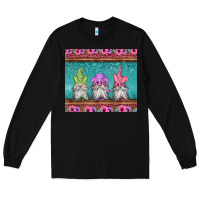 Black easter gnomes Long Sleeve Tee - Jasminsmagicworld