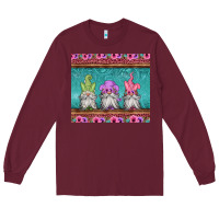 Burgundy easter gnomes Long Sleeve Tee - Jasminsmagicworld