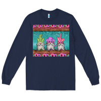 Navy easter gnomes Long Sleeve Tee - Jasminsmagicworld