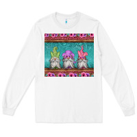White easter gnomes Long Sleeve Tee - Jasminsmagicworld