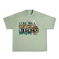 Oil Green i like my coffee black like my soul Urban Heavy Tee - Jasminsmagicworld