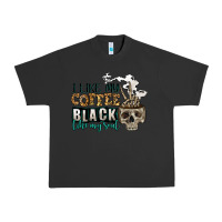 Pigment Black i like my coffee black like my soul Urban Heavy Tee - Jasminsmagicworld
