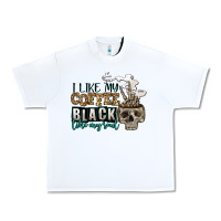 White i like my coffee black like my soul Urban Heavy Tee - Jasminsmagicworld