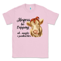 Bubblegum Pink heifer's be trippin' charolais cow Classic Tee - RanaPortraitStore