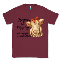 Burgundy heifer's be trippin' charolais cow Classic Tee - RanaPortraitStore