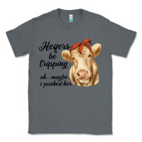 Charcoal Heather heifer's be trippin' charolais cow Classic Tee - RanaPortraitStore