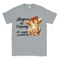 Heather Grey heifer's be trippin' charolais cow Classic Tee - RanaPortraitStore